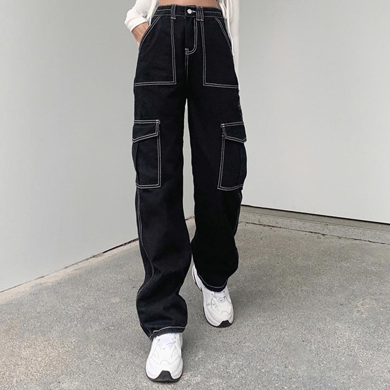 ƮƮ  û   ī    Y2k Streetwear   û  ϴ Pantalones  Mujer